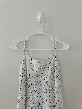 Women's Polka Dot Spaghetti Strap Maxi Dress